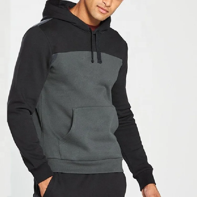 Black Color Plain Men Casual Style Street Wear Hoodies For Men In Stock Ready To Ship OEM & ODM Service Hoodies Supplier
