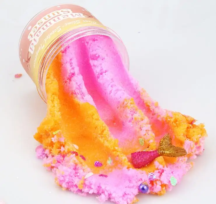 Manufacturer 70ml Fluffy Butter Slime Foam Ball Sugar Granules Diy Icecream Slime Kit Toy For Kids