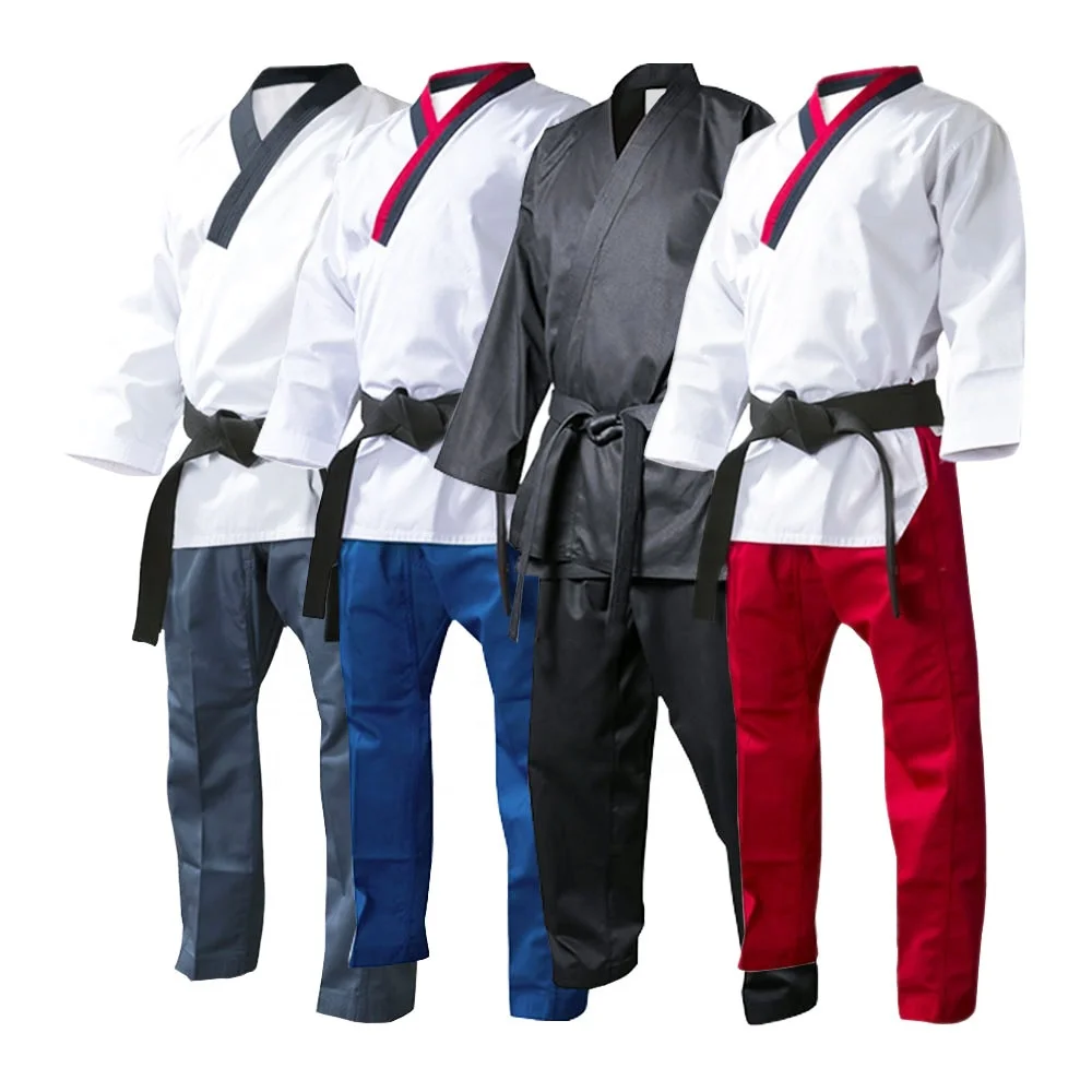 Factory Wholesale Custom Logo WTF ITF Taekwondo Uniform Taekwondo