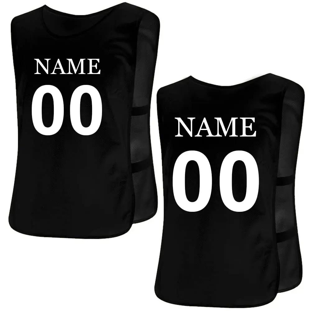 Adults Sport Training BIBS Vest Basketball Cricket Soccer Football Rugby Mesh Breathable Scrimmage Vests