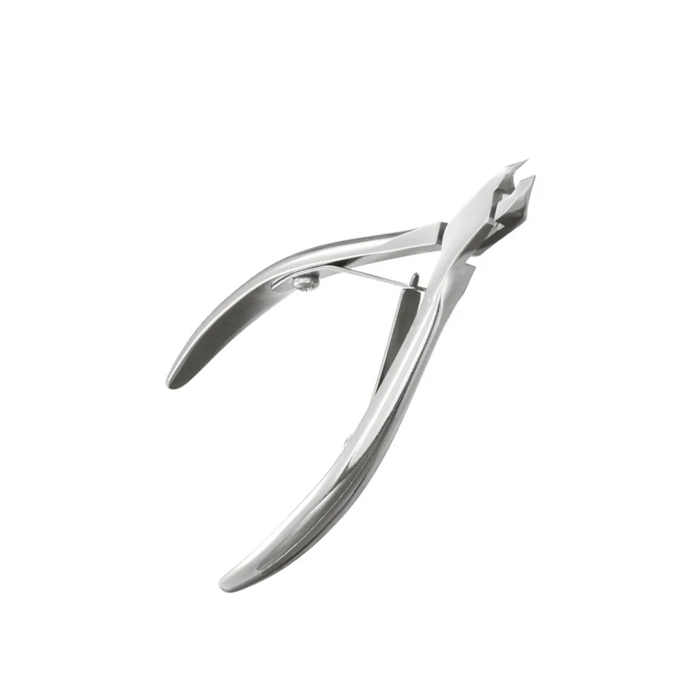 Cuticle Nail Nipper Mirror Polish Double Spring Lap Joint Toenail Nipper 3 mm Tip Cuticle Nipper For Beauty With Custom Packing