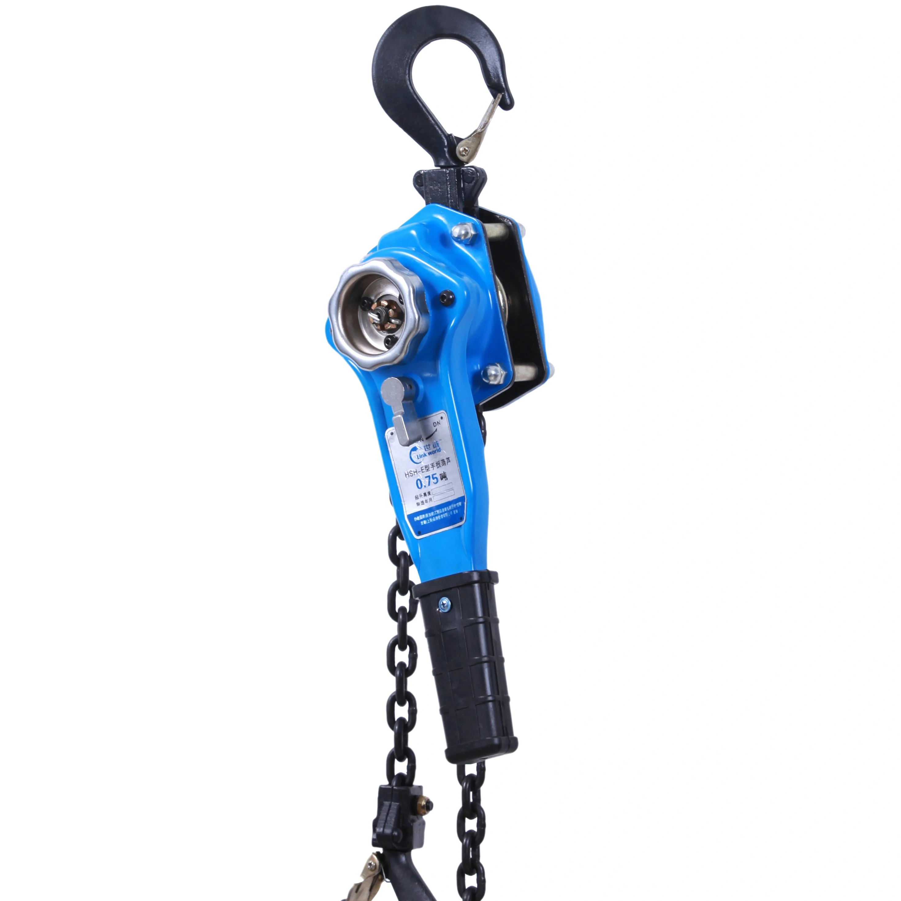 0.75 Tons/1T/1.5 Tons/2T Hand Hoist Tool for Lifting and Pulling with Manual Plate Tightener