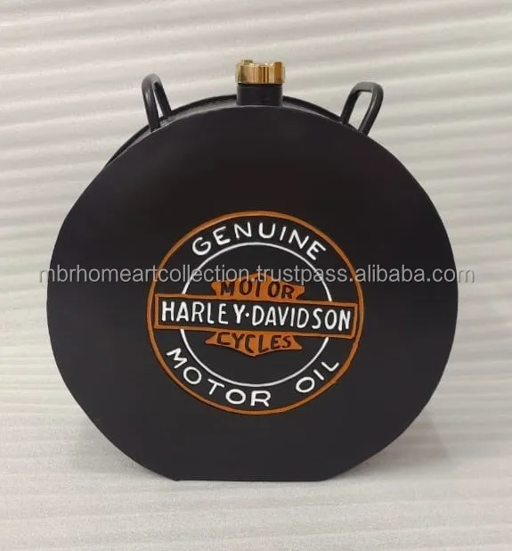 Металлическая масляная банка, декоративная Harley-Davidson для гаража и магазина