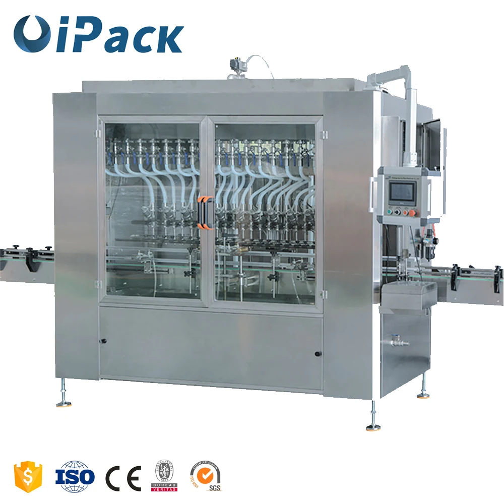 Full Automatic Edible Blending Oil Bottle Filling And Capping Production Line Soybean Corn Vegetable Oil Filling Machine