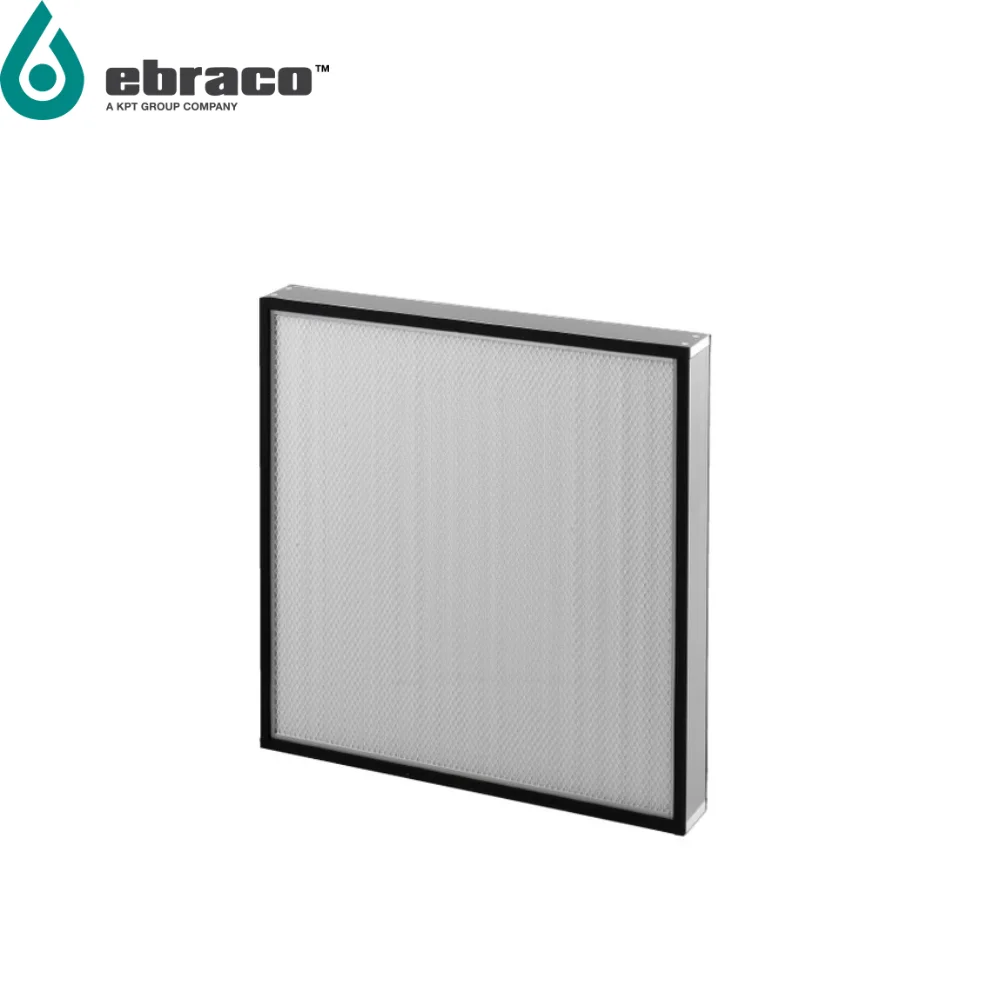 Ebraco F9 95<Em Medium Fine Filter Aluminum Separator 592x592x94mm Header (24x24x4inch) for AHU, Hospital, Cleanroom