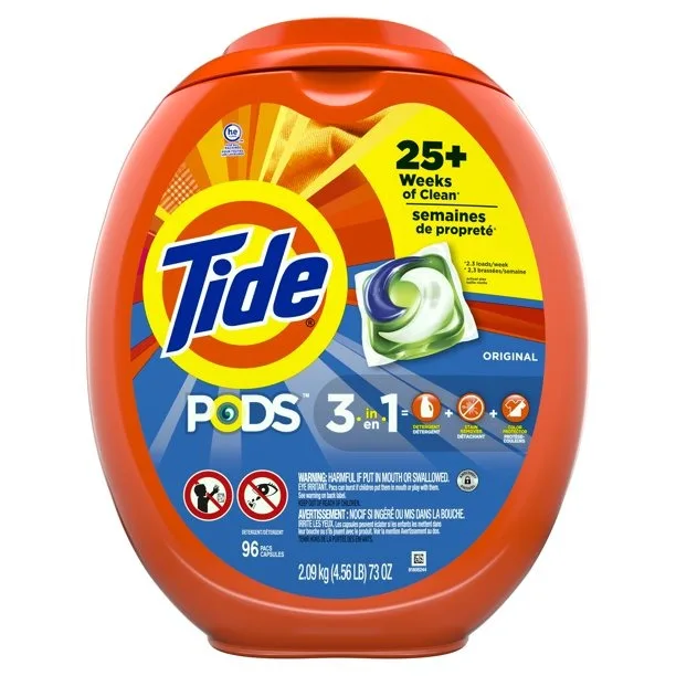 Tide Pods Original Scent 96 Ct, Laundry Detergent Pacs