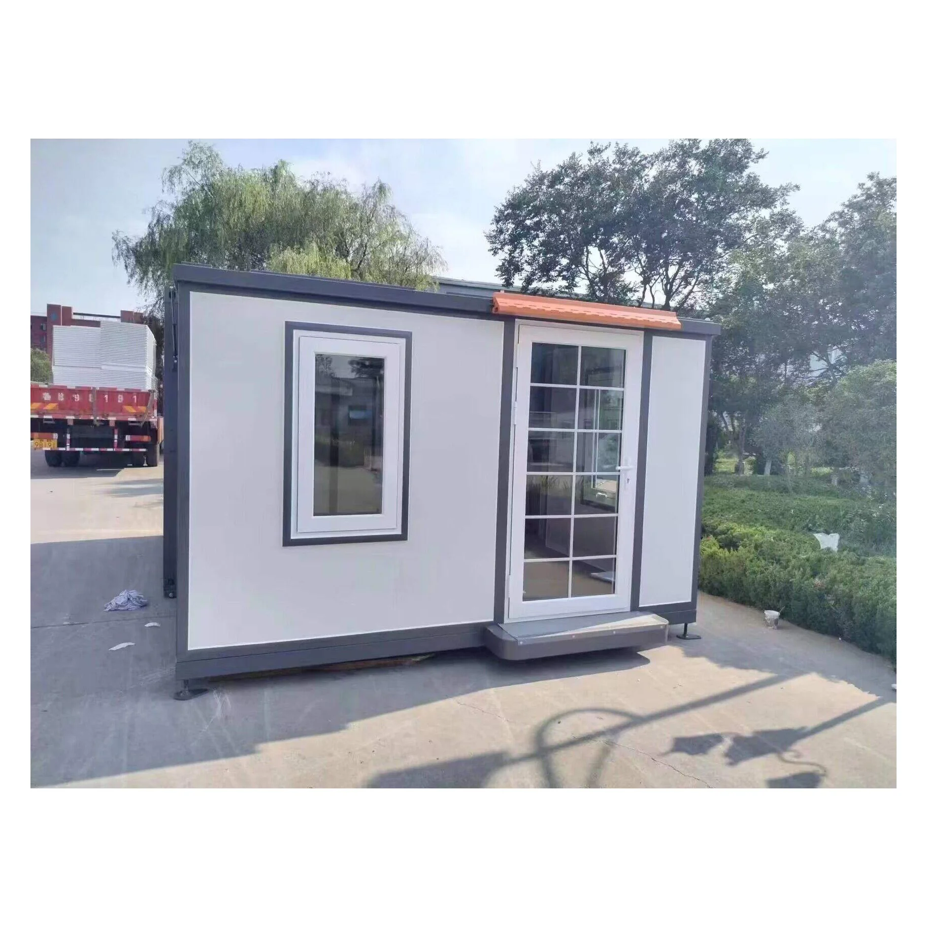 Low price prefabricated tiny home Container Car for living Trailer House