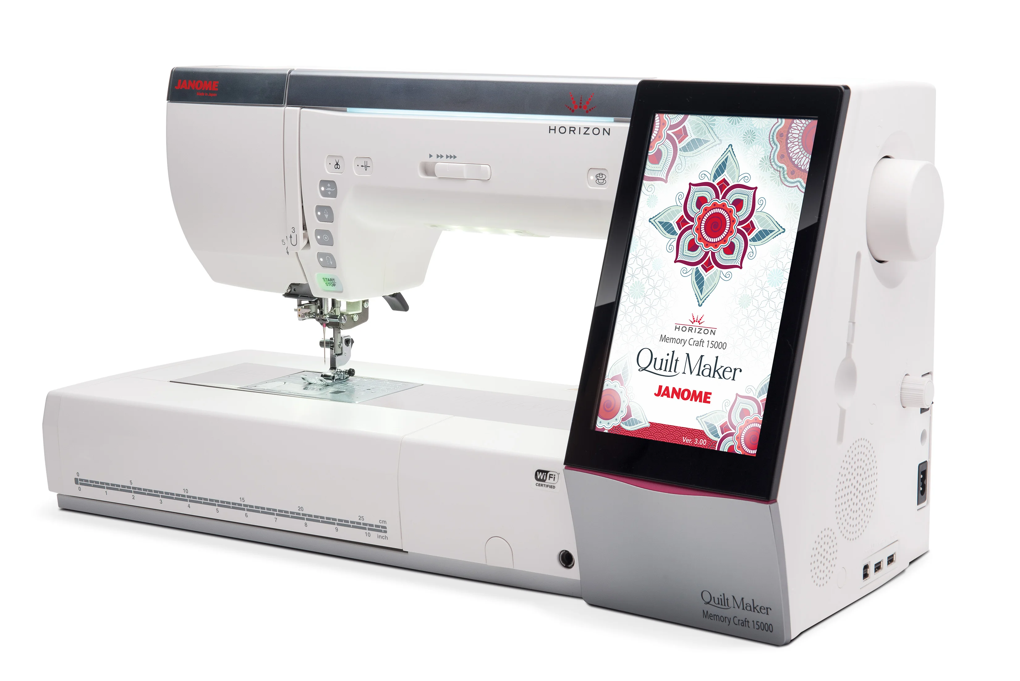 NEW JANOME HORIZON MEMORY CRAFT 15000 SEWING & EMBROIDERY MACHINE MC15000 V2