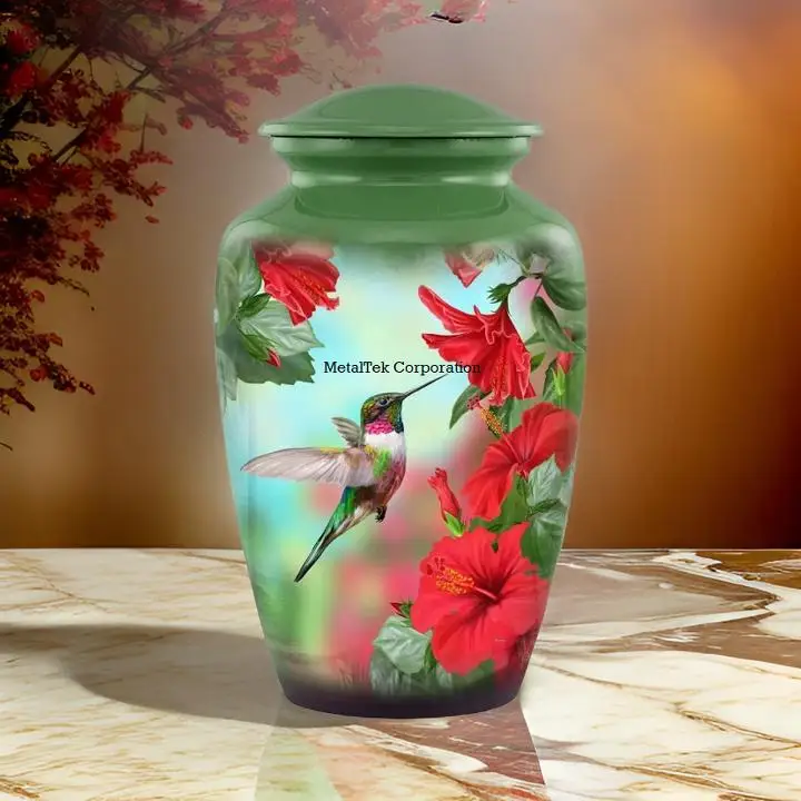 New Design Hummingbird Funeral and Memorial Cremation Urn for Human Ashes Wholesale Price American Style Adult Urn Manufacturer