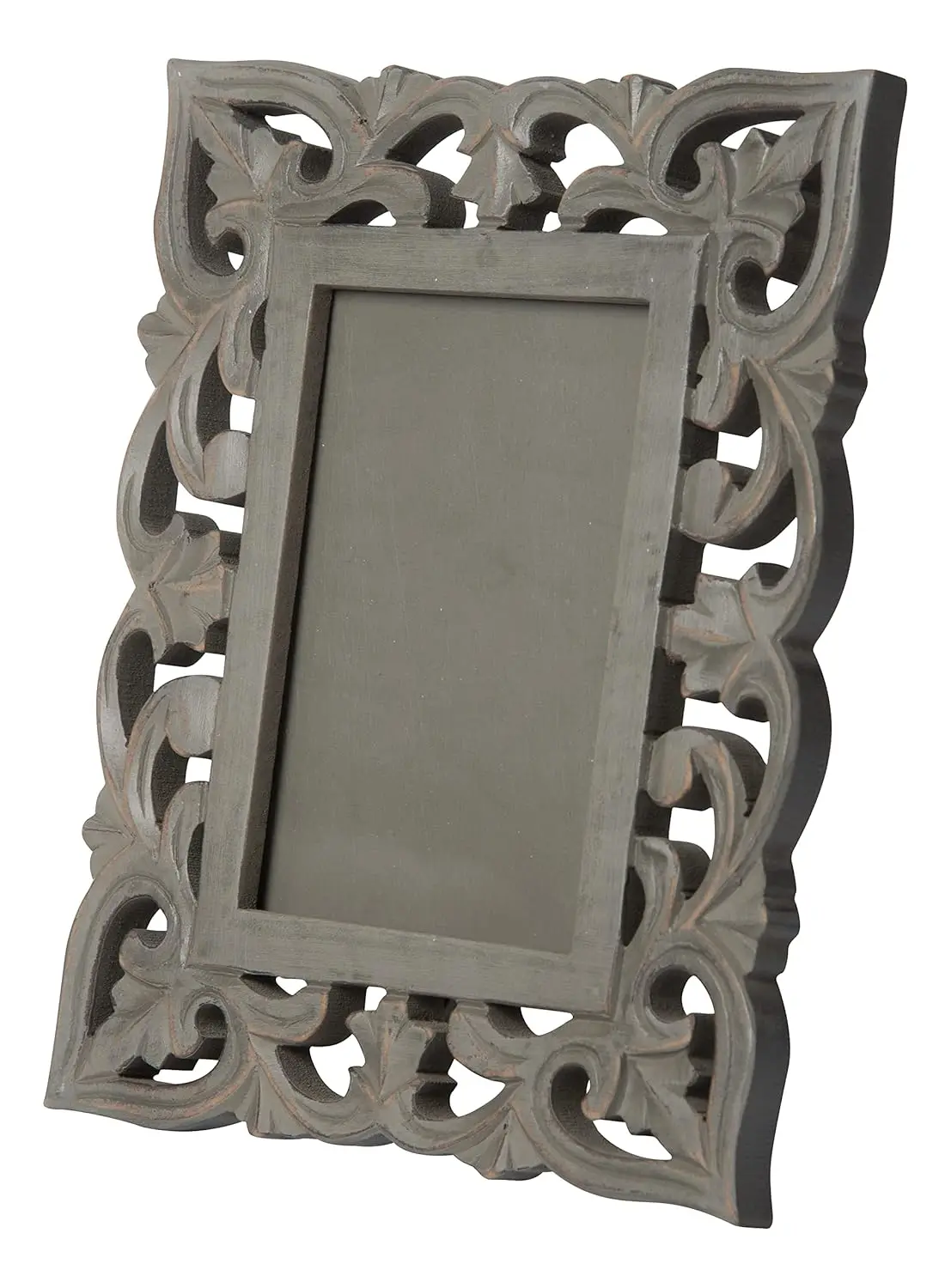 Top Quality Mango Wood Craft Mud Grey Photo Frame for Decorative Table Settings and Gifting Options from India