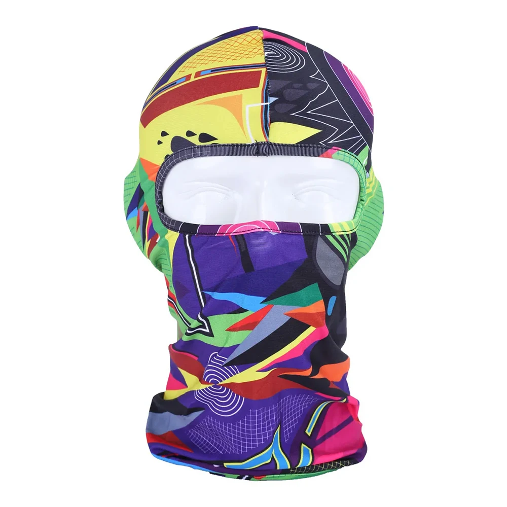 High Quality Fashion Design Sublimated Polyester Face Mask Custom Printed Ski Mask Outdoor Sports Balaclava Ski Mask