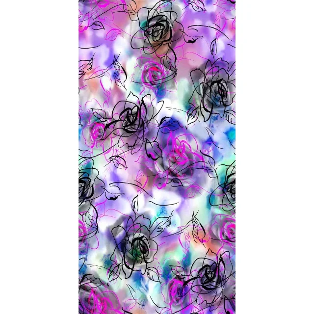 Latest fashionable digital print wholesale price wall tapestry fa00% Cotton Canvas Material Cotton Digital printed material