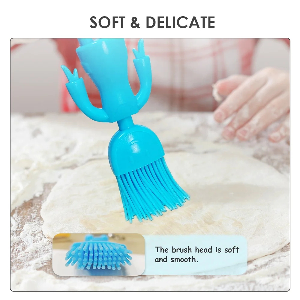 2022 6pcs human shaped silicone heat resistant non stick BPA Free kitchen gadgets baking tools Spatula kitchen Utensils sets