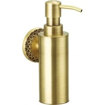 Top Quality Metal Liquid Soap And Shampoo Dispenser With Pump Gold Color Plated Shiny Look Bathroom And Washroom Accessories