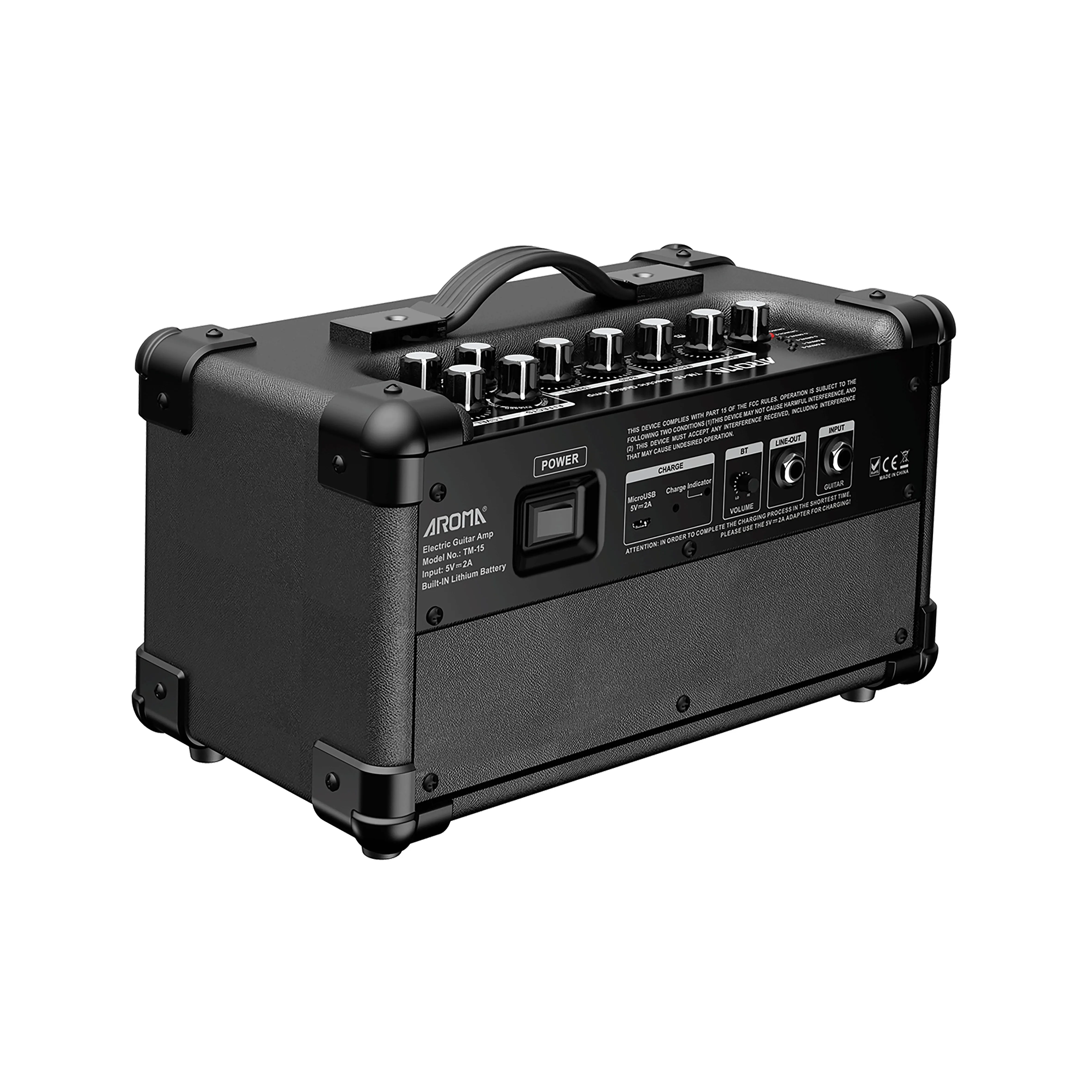 Wholesale OEM Custom Portable 15W 3 Inch Mini Guitar Amplifier Musical Accessories DriveTreble Middle Bass Guitar Amplifier