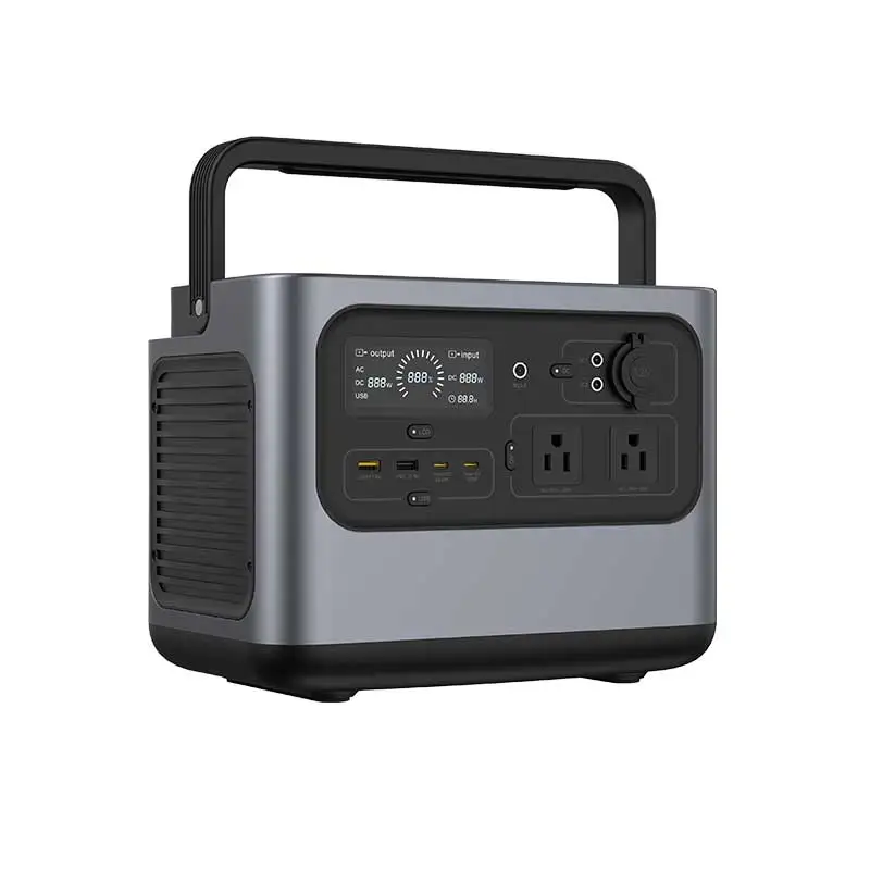 600W 540wh powerstation camping 600 watt lithium battery portable power station with solar