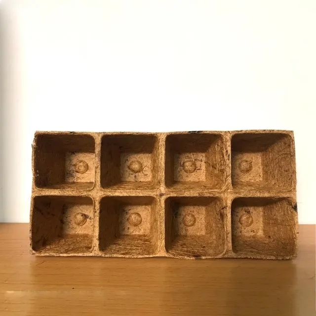 Agricultural seed starting tray gardening farming seeds sprouting trays bio coconut husk fiber seedling nursery plant planter