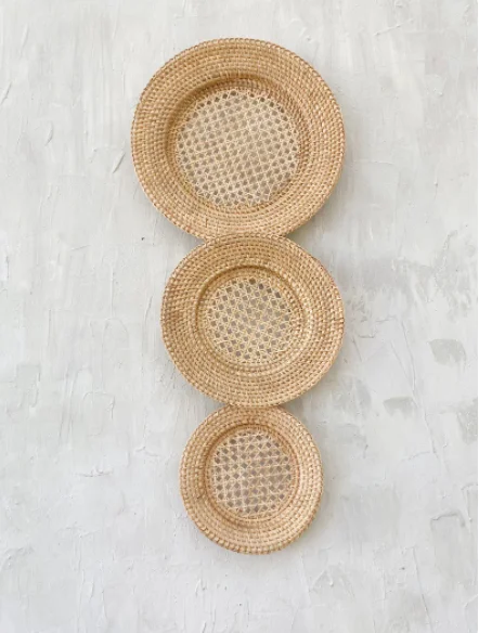 HOT product Rattan  Charger Plates/Rattan Placemat/Rattan coaster