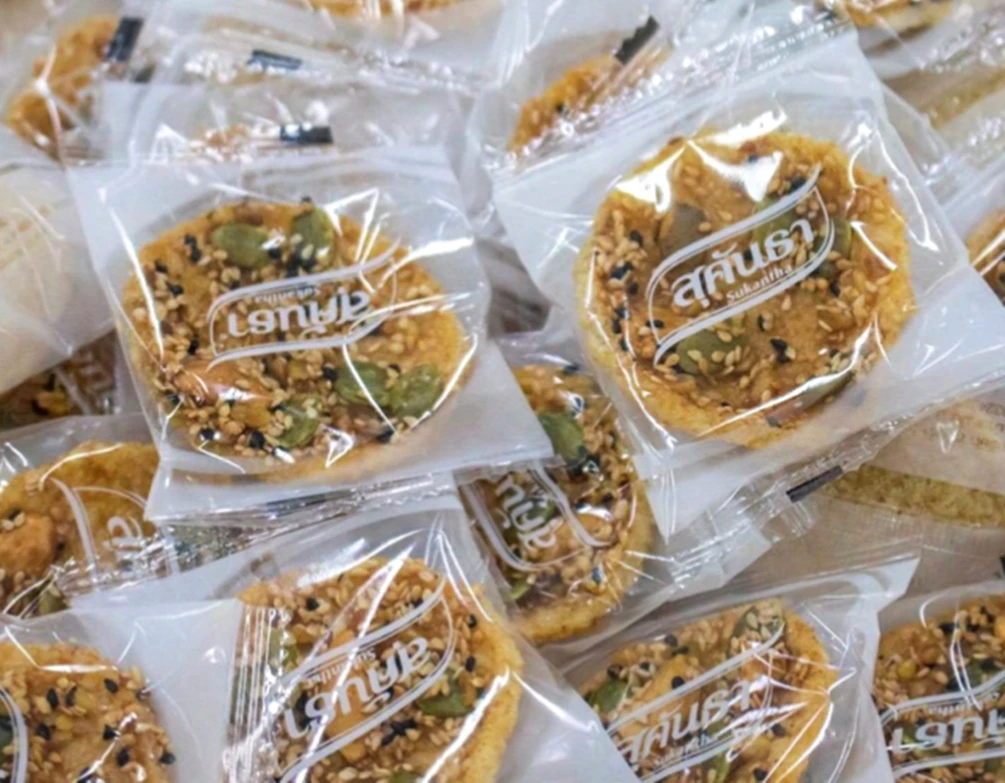 Thai Snacks Crisps Grains Rice Healthy Premium Quality Product No MSG Natural for Health Rice Cracker Thai traditional style