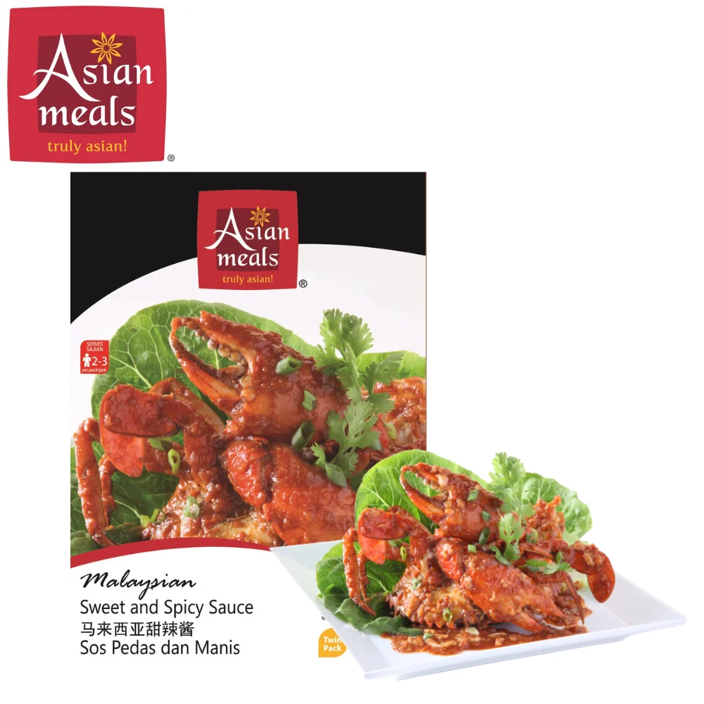 Top Quality Delicious Cooked Chilli Crab Sweet and Spicy Seafood Sauce Become Very Homey Dish In Malaysia HACCP GMP ISO