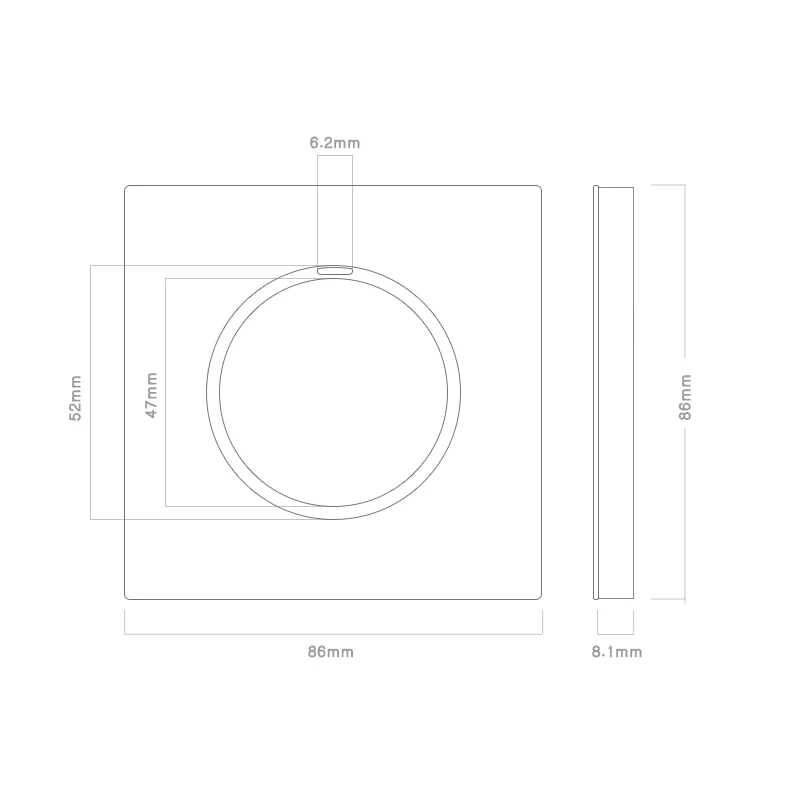 YINKA Boutique Роскошные Серебристые Металлические матовые огни управления двойной Австралийский выключатель вентилятора