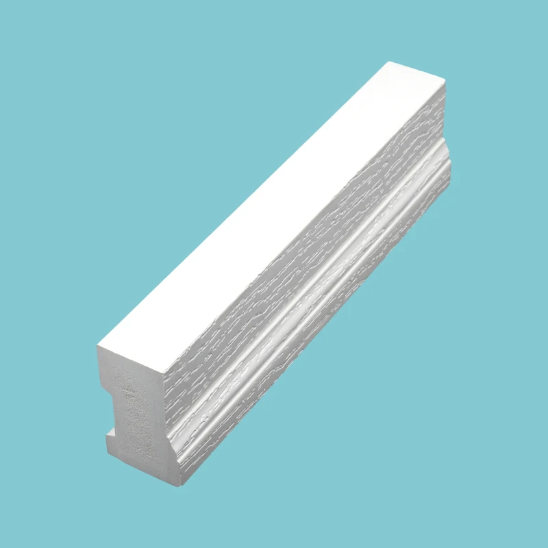 PVC Door 1-1/4 in. x 2 in. x 8 ft. PVC Composite White Brick Molding