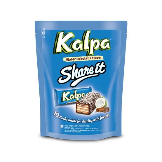 Chocolate Coated Wafers Share it Popular wafers filled with cream, chocolate and coconut