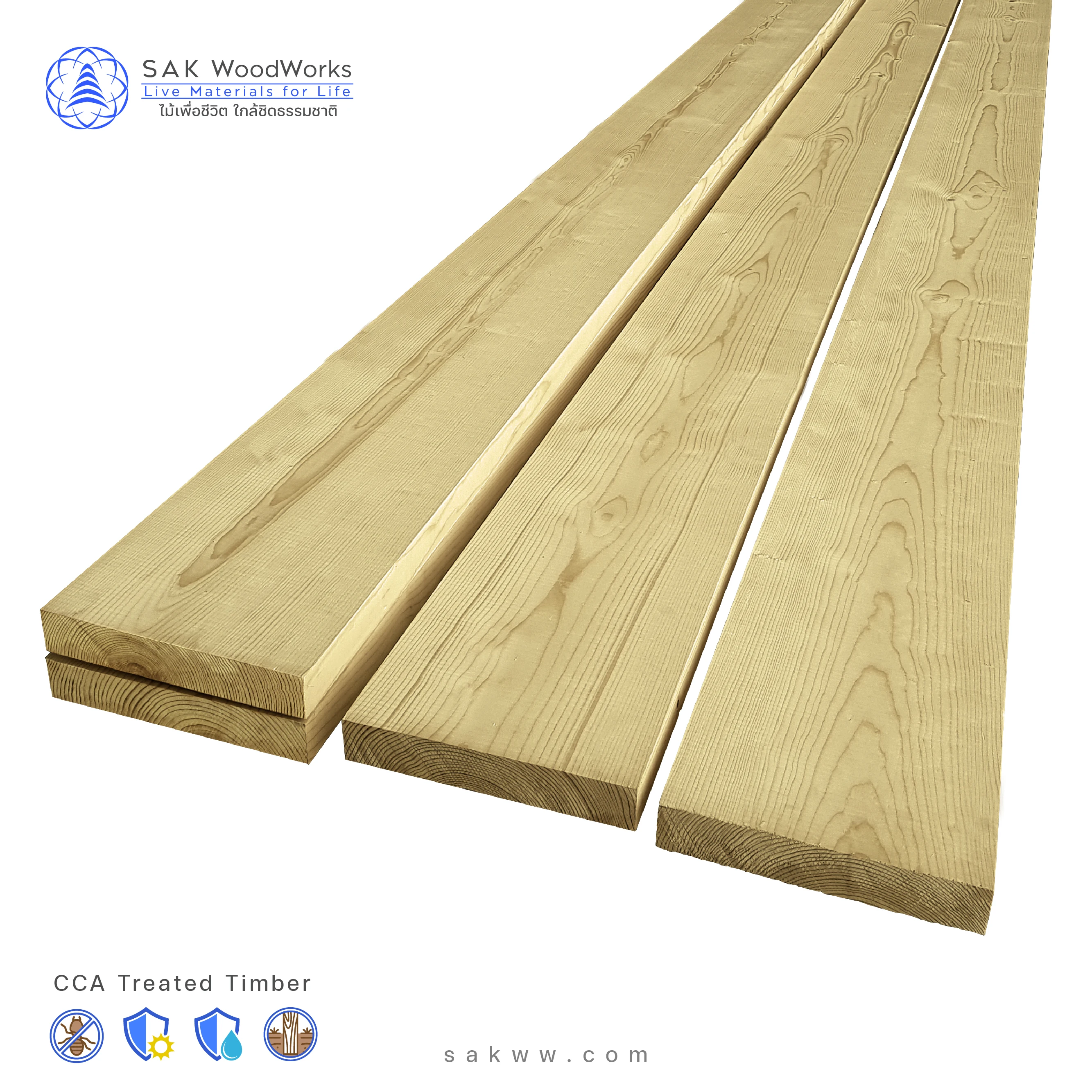 Luxury 20 x 145 x 3000mm Northern White Russian Pine Spruce Boards SAK WoodWorks Elegant Sustainable Furniture Construction Use
