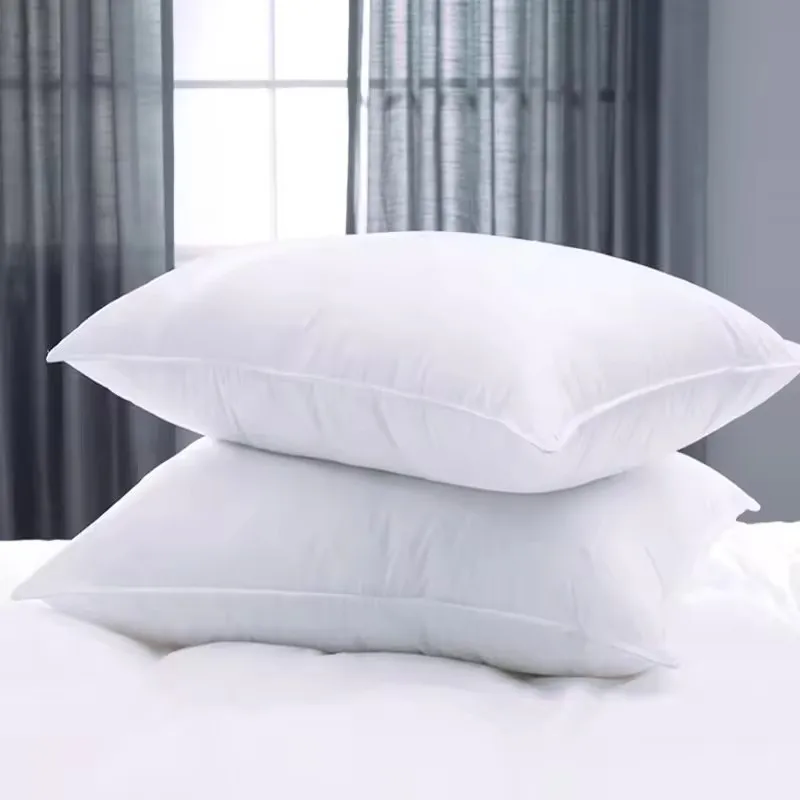 5 star Hotel Soft Breathable Cotton Double Pillows Cushions Beddings Pillow