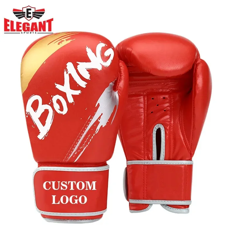 Best Quality Customized Boxing Gloves With Three Layer Hand Mold And PU Leather Boxing Gloves By Elegant Sports
