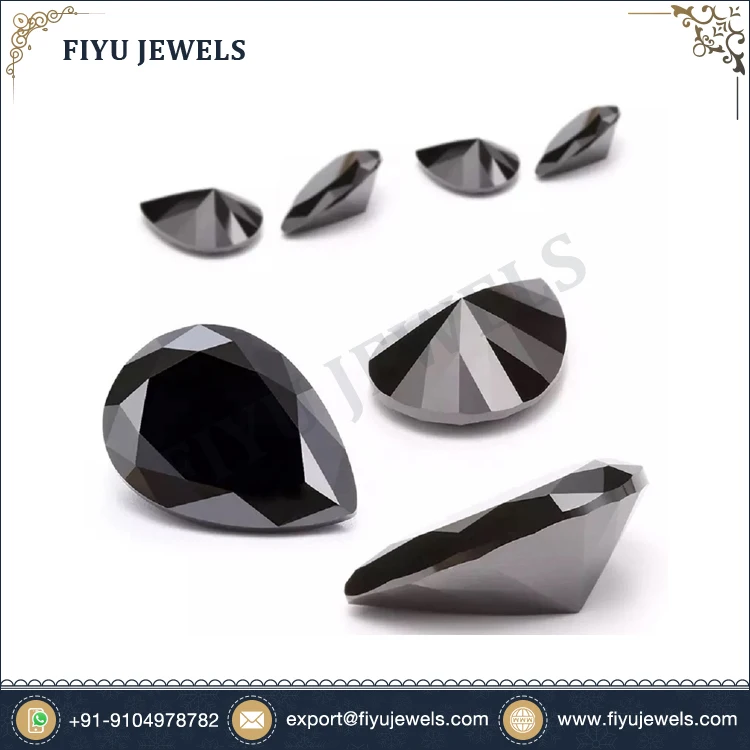 Trusted Dealer Selling A-AA-AAA Clarity 100% Natural Real Diamond Excellent Cut Black Color Loose Diamonds for Sale