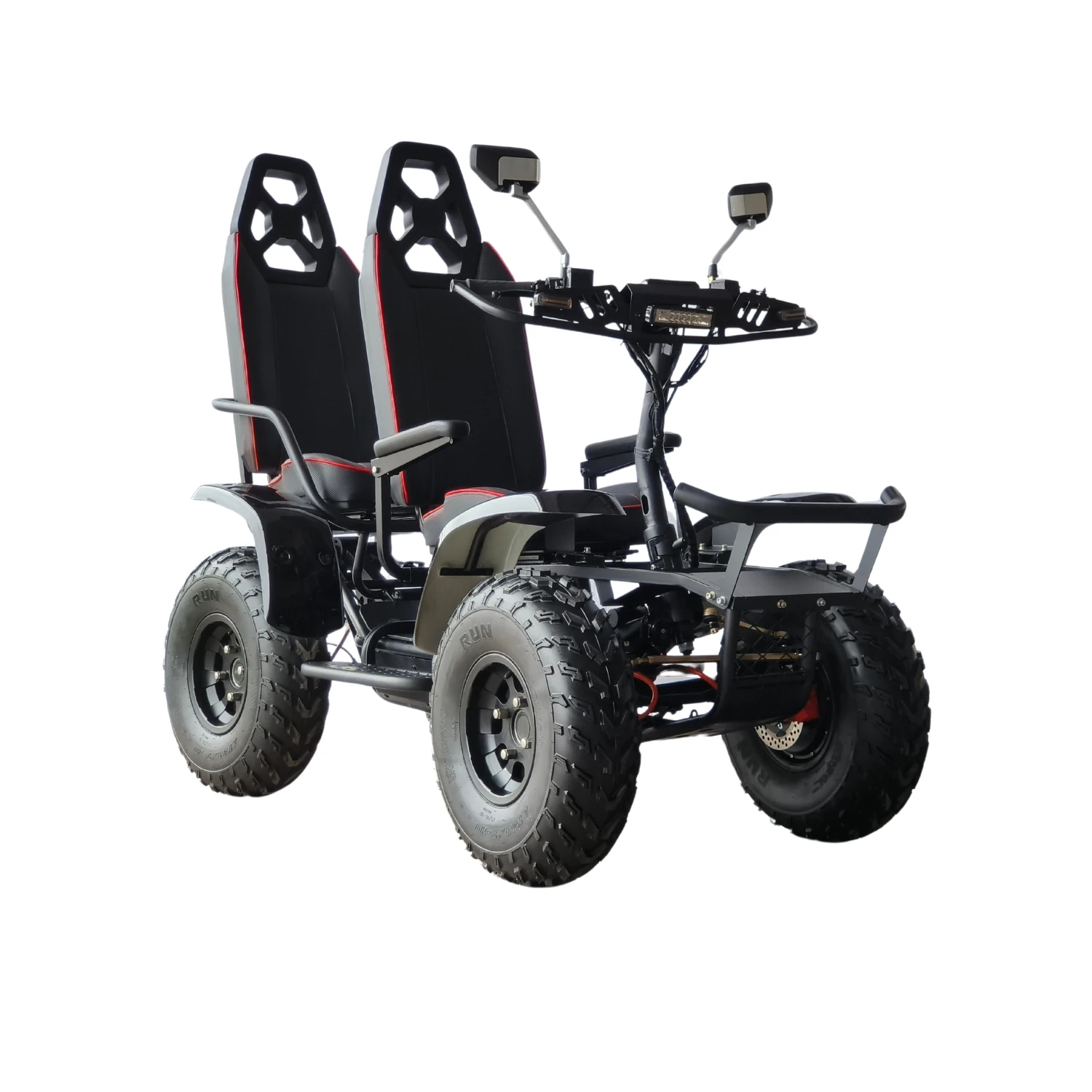 (QT-E01 B) Wholesale 6000W Mobility Scooters Electric 4 Wheel Travel New Car with Car Bumpers