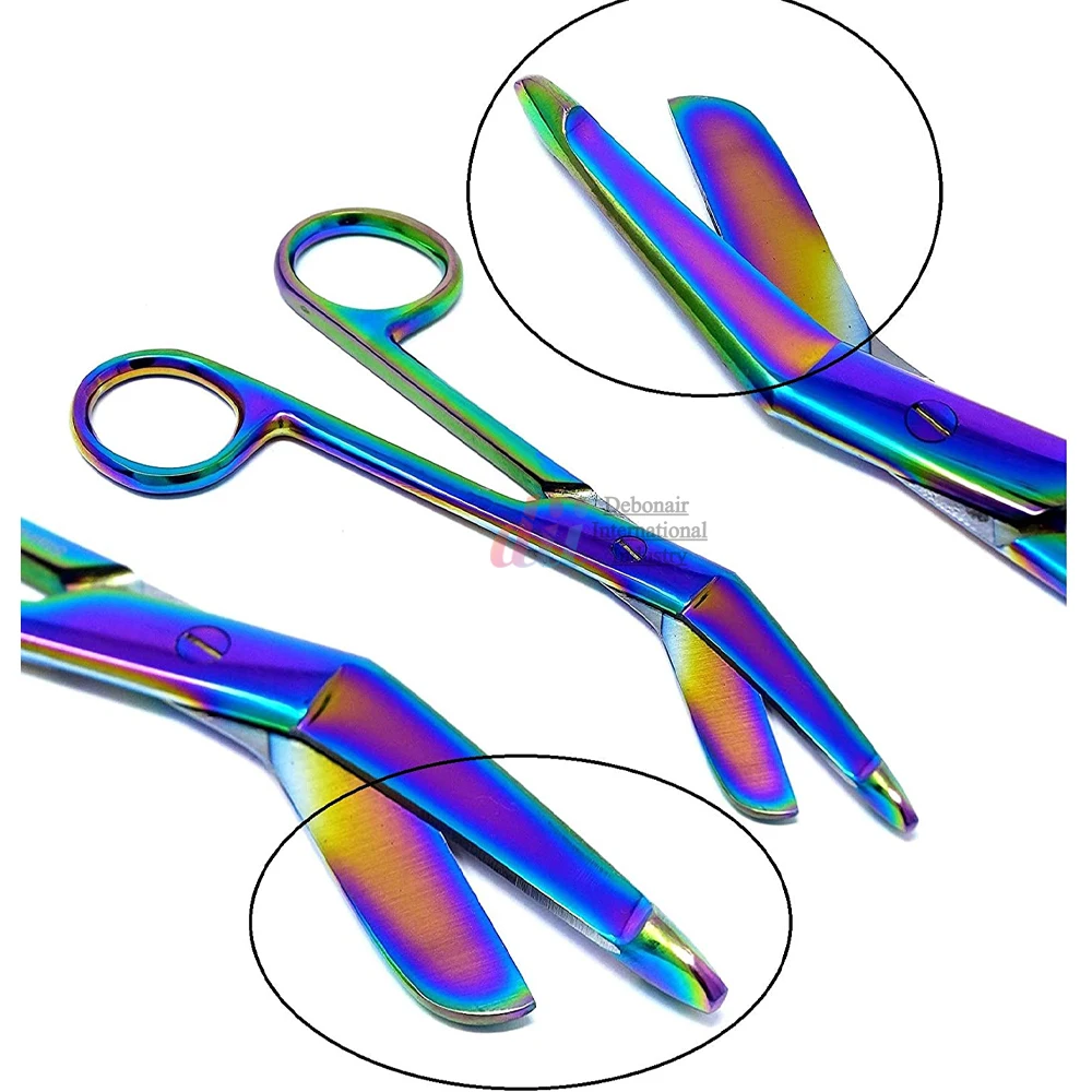 Stainless Steel Curved Medical Nursing Shears Lister Bandage Scissors Surgical Scissors Trauma Shears First Aid Scissors CE