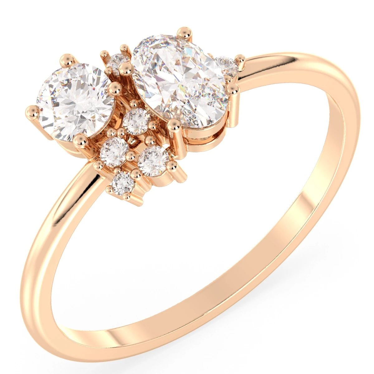 REYES Wholesale Price Moissanite Engagement Eternity Rings for Women in 10K 14K 18K Gold Wedding Fine Jewelry for Women