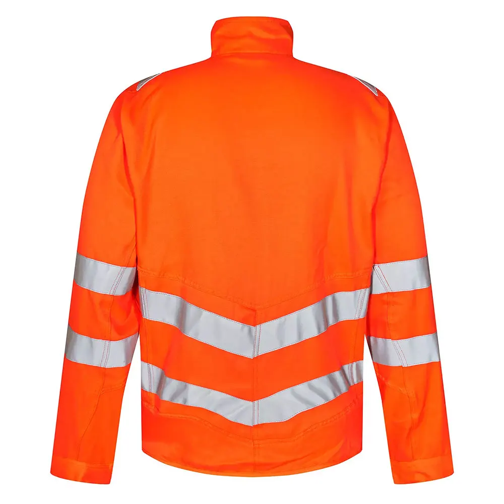 Men Safety Construction Bomber Jacket Reflective Windbreaker Coats High Visibility Worker Multipocket Fireproof Jackets