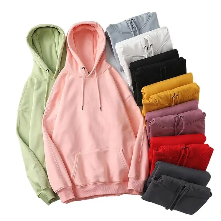 Custom Own Logo Mens High Quality hoodies 100%Cotton Polyester Printed Pullover plain Hoodie USA Oversize