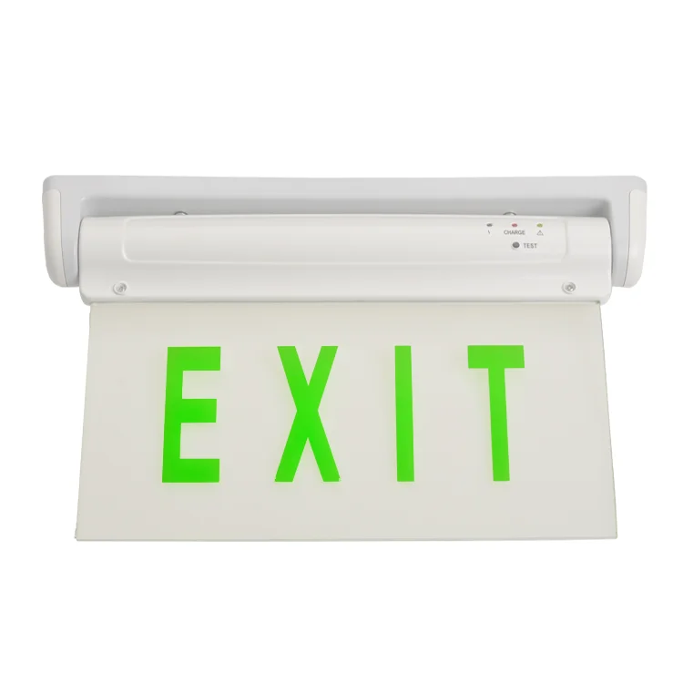 Made by JIMING: LE297 Multi-angle wall mounting acrylic panel led exit sign light