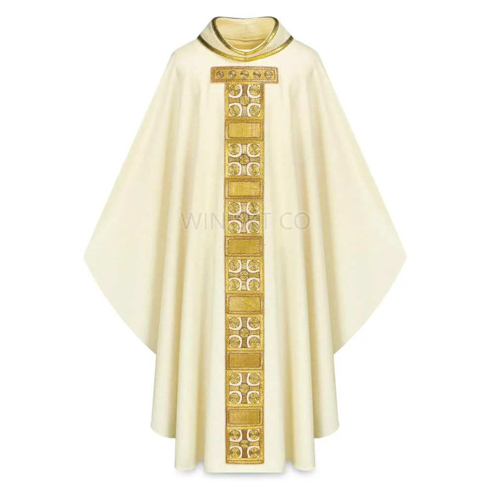 Custom High Quality Wholesale Chasuble Best Quality Fabric Priest Chasuble
