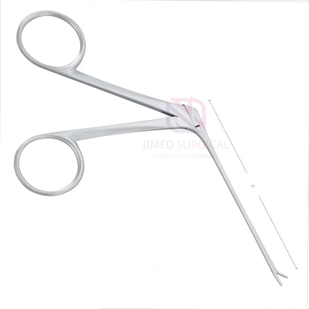 German Stainless Steel Ear Cleaning Aural Forceps ENT Surgical Micro Forceps Alligator Crocodile Ear Cleaner Forceps