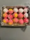 Natural Gift Set BathBombs Organic Essential Oils Spa Fizzies Moisturizing Shea Butter and Salts Bath bombs