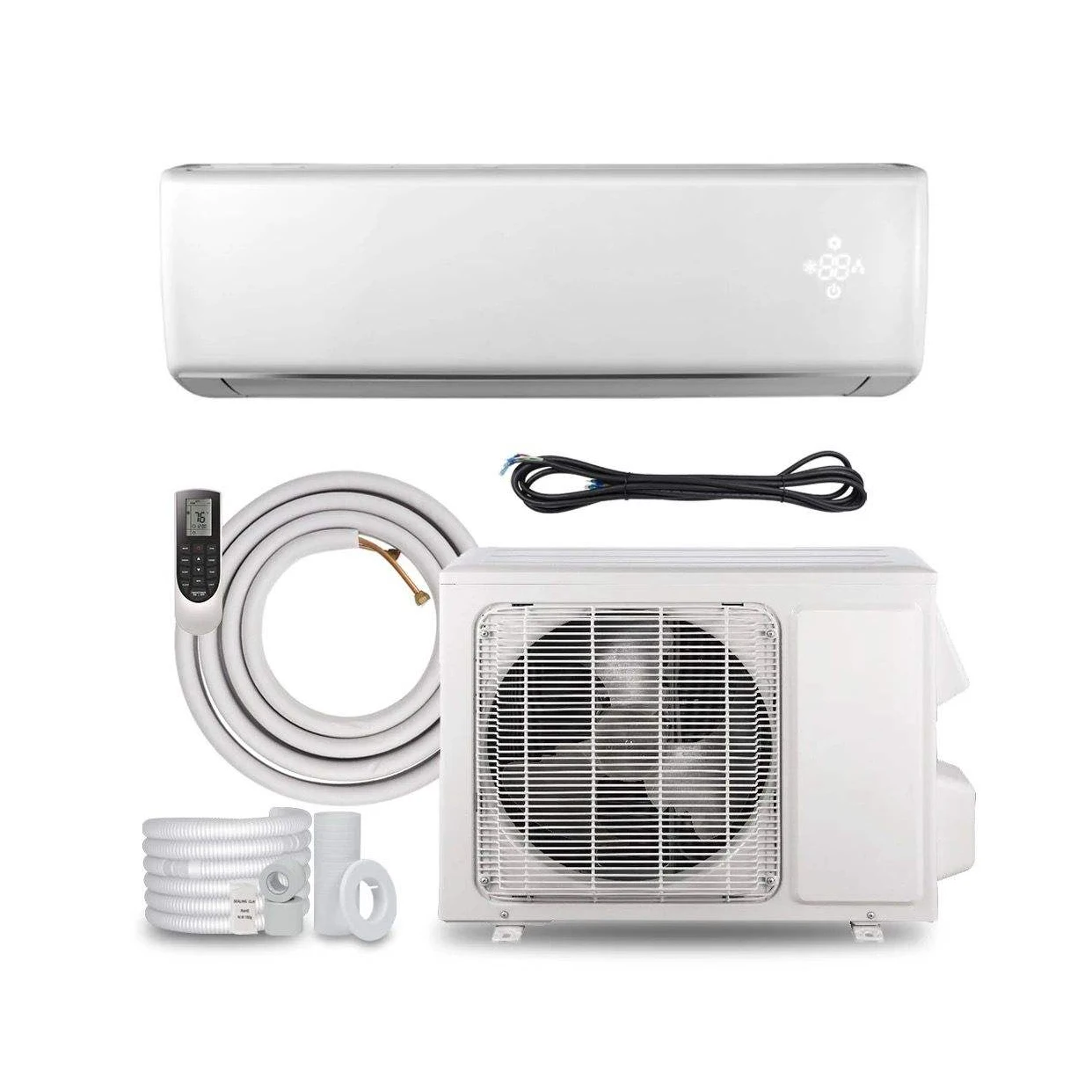 Wall Mounted Split Type AC System Unit China Gree Haier Midea TCL Inverter Type Air Conditioner