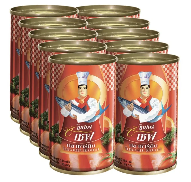 Canned food Canned  Mackerel Fish In Tomato Sauce Canned Fish wholesale from Thailand