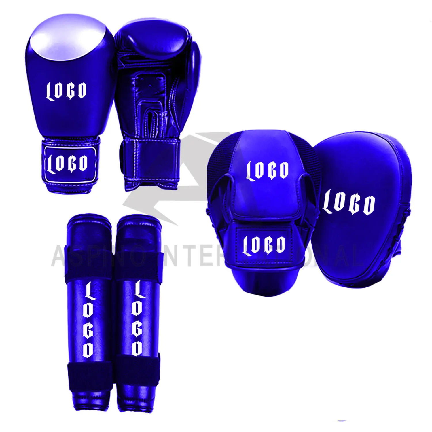 Custom Made Professional Boxing Gear Set 3pcs Winning Sparring Set with Customized Colors PVC Material Stretch Features