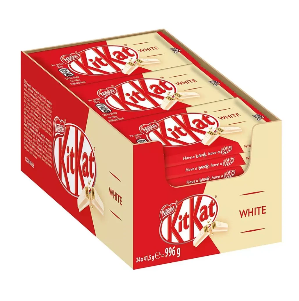 Аутентичные Плитки шоколада KitKat (4 пальца 45 г)