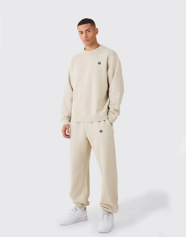 OEM new customized Premium quality 100% cotton full sleeves Street Wear Tracksuits for men  Manufactured by Huzaifa Products