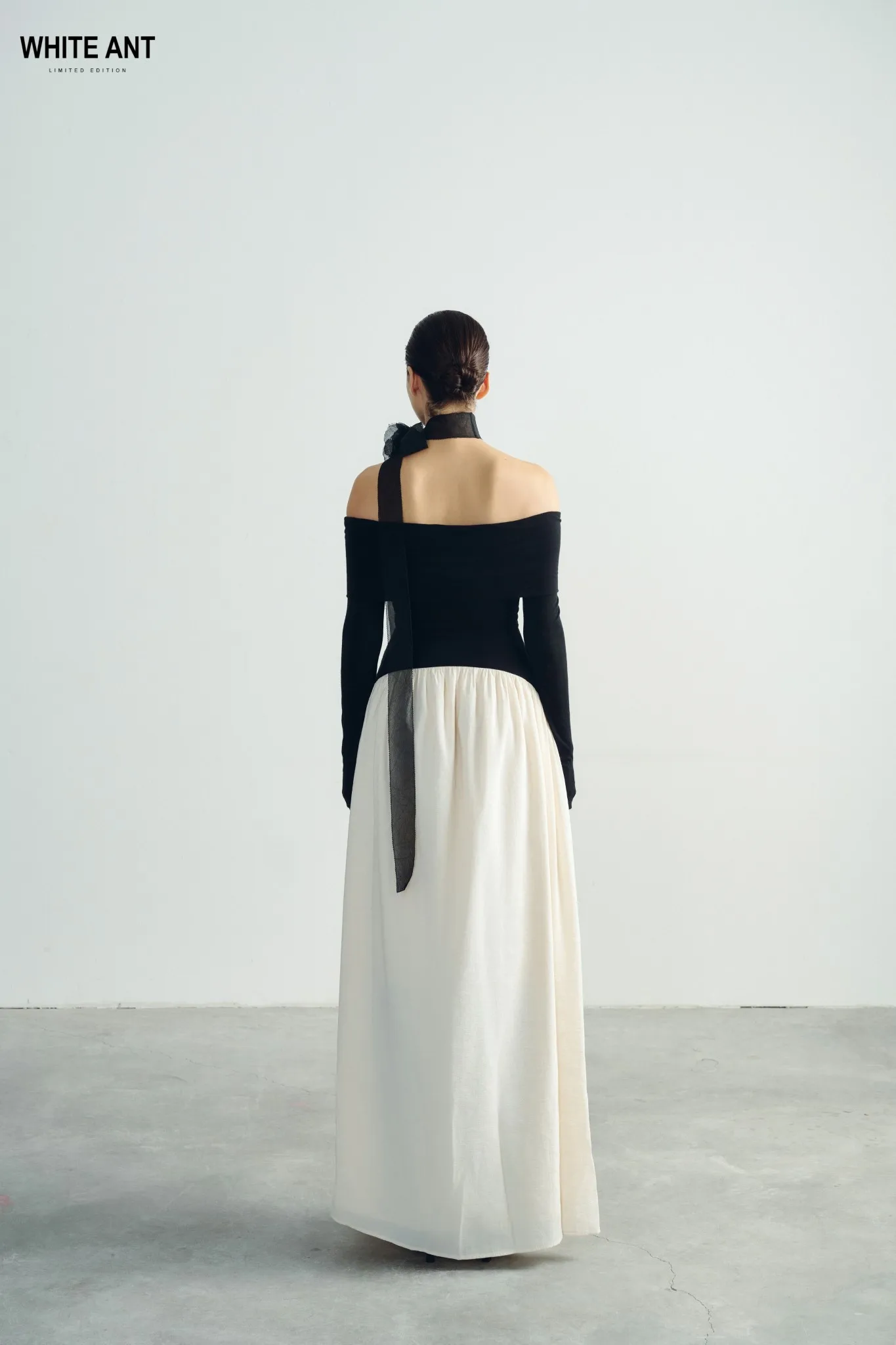 Good Fabric 70% Tencel 30% Wool WHITE ANT Manufacturers & Design Clothes Women Elegant Long Dresses Women Sexy DEMPSEY DRESS