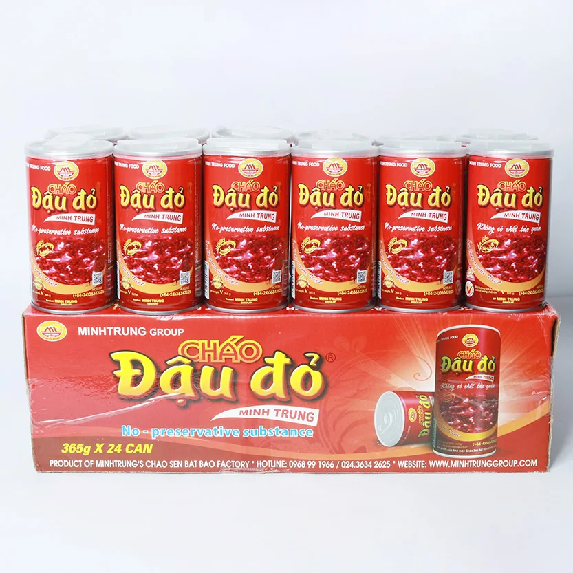 Vietnamese Instant Soup - Canned Red Bean Instant Porridge (No preservative)