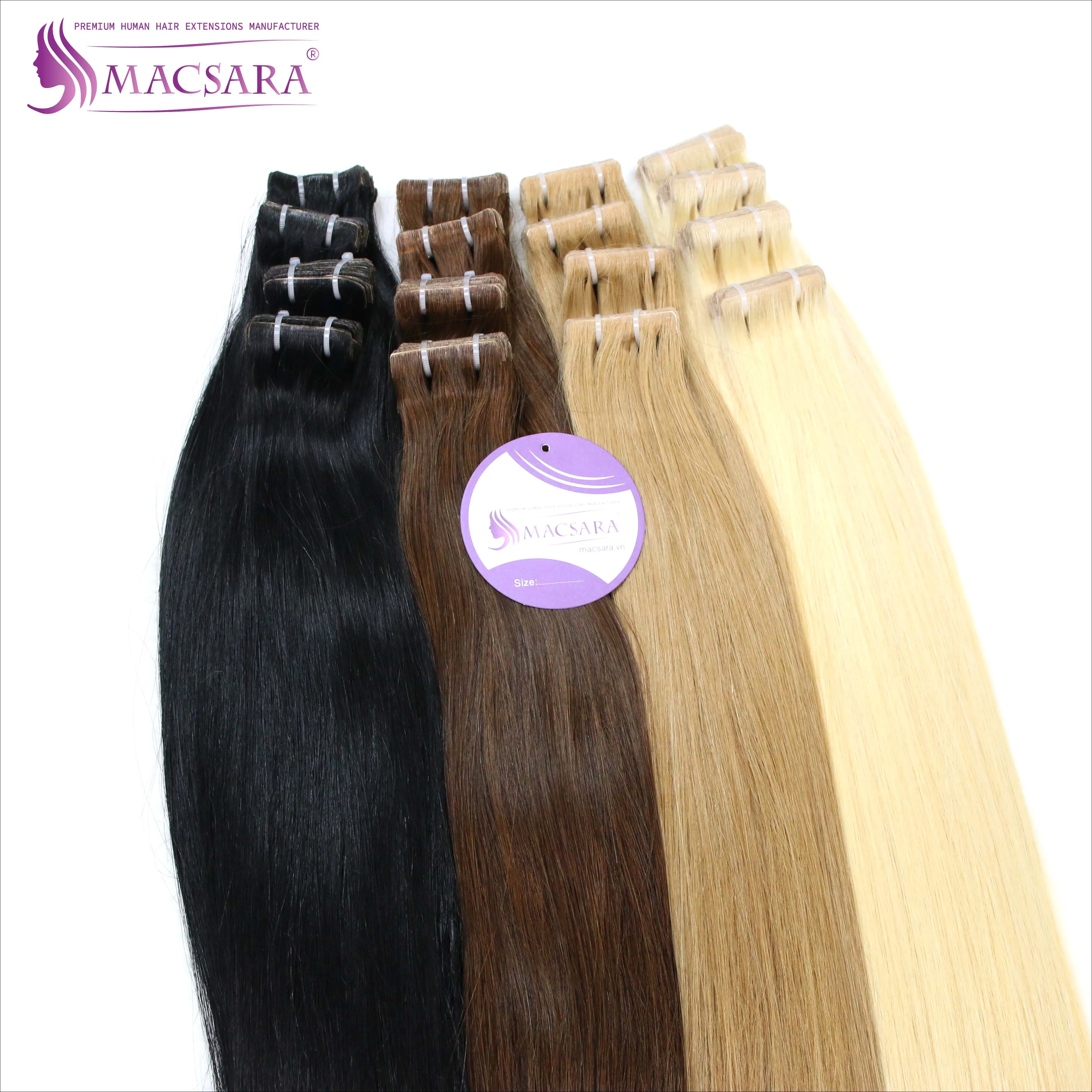 Best Selling Products In Dubai 100 Percent Cheap Invisible Adhesive Double Sided Vietnamese Tape Hair