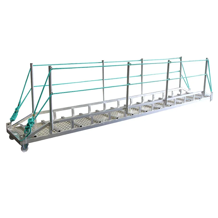 Marine Flat Aluminum Alloy Wharf Ladder