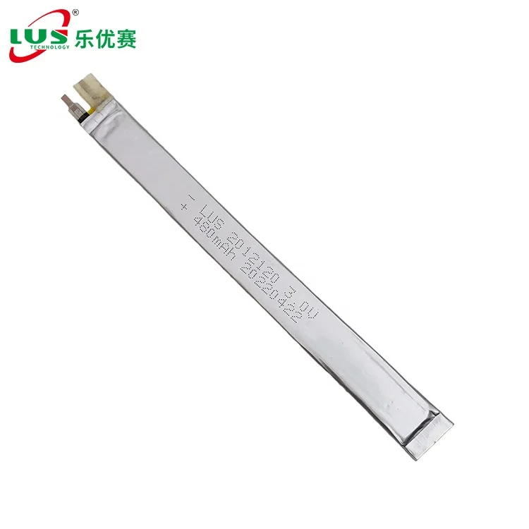 super narrow limno2 pouch cell CP2012120 3.0V 480mah CP2012120 Flat Battery For Smoke Alarm